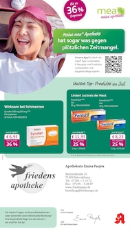 Aktueller mea - meine apotheke Prospekt "Unsere Juli-Angebote" Aktueller mea - meine apotheke Prospekt