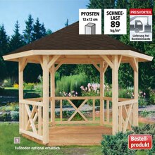 6-Eck-Pavillon 'BETTY' bei BAUHAUS in Bremerhaven 6-Eck-Pavillon 'BETTY' im Angebot bei BAUHAUS Bremerhaven für 1.399,00 €