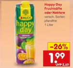 Fruchtsäfte oder Nektare von Happy Day im aktuellen Netto Marken-Discount Prospekt für 1,99 €