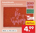 Kokosfußmatte für 4,99 € bei Netto Marken-Discount im Angebot Kokosfußmatte im aktuellen Netto Marken-Discount Prospekt