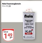 Feuerzeugbenzin Angebote von Nola bei GLOBUS Speyer für 1,49 €