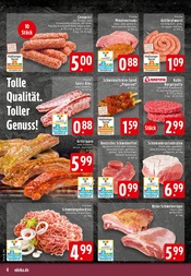 Schweinefleisch im EDEKA Prospekt in Ibbenbüren Aktueller EDEKA Prospekt mit Schweinefleisch, "Aktuelle Angebote", Seite 4