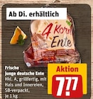 Frische junge deutsche Ente Angebote bei REWE Lörrach für 7,77 €