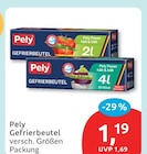 Gefrierbeutel von Pely im aktuellen budni Prospekt