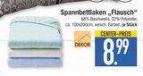 Spannbettlaken "Flausch" Angebote von DEKOR bei EDEKA Augsburg für 8,99 €