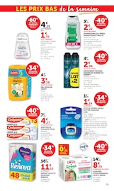 Promos Couches dans le catalogue "-60% DE REMISE IMMÉDIATE SUR LE 2ÈME LOT AU CHOIX" de Hyper U Couches en promo dans le catalogue Hyper U à la page 35