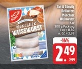 Delikatess Münchner Weisswurst von Gut & Günstig im aktuellen EDEKA Prospekt