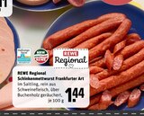 Schinkenmettwurst Frankfurter Art bei REWE im Dorsten Prospekt für 1,44 €