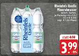 Mineralwasser Angebote von Rheinfels Quelle bei E center Koblenz für 3,99 €