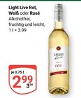 Aktuelle Sekt Angebote bei GLOBUS in Krefeld Aktuelles Light Live Rot Angebot bei GLOBUS in Krefeld ab 2,99 €