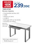 Bureau réglable - TWIN STAR en promo chez Costco Vitry-sur-Seine à 239,99 €