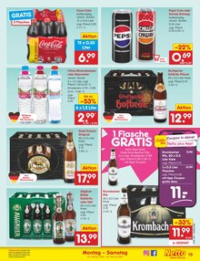 Krombacher im aktuellen Netto Marken-Discount Prospekt (Nürtingen) Krombacher im Netto Marken-Discount Prospekt "Aktuelle Angebote" mit 59 Seiten (Nürtingen)