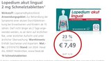 Lopedium akut lingual 2mg Angebot in Halsbach Lopedium akut lingual 2mg im aktuellen Prospekt bei LINDA in Halsbach