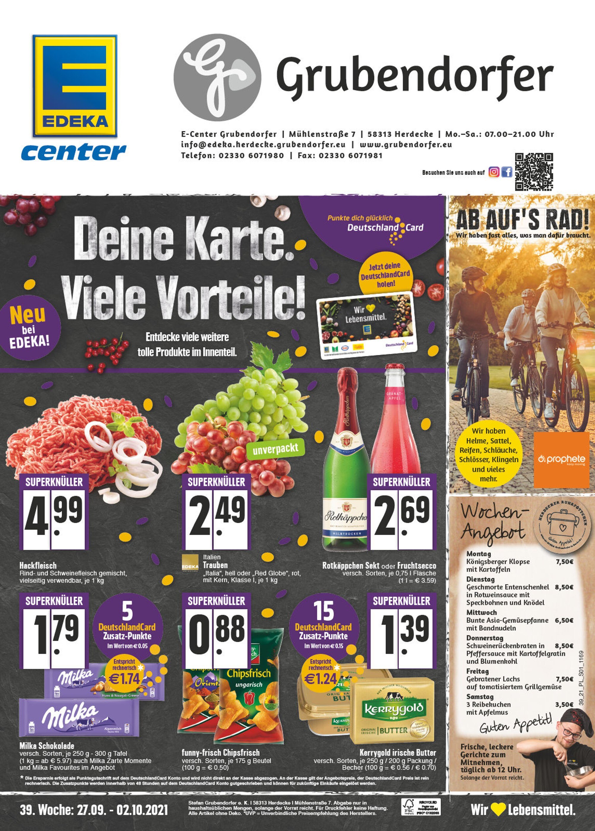 E center Prospekt für Dortmund mit 24 Seiten E center Prospekt für Dortmund: "Aktuelle Angebote", 24 Seiten, 27.09.2021 - 02.10.2021