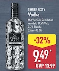 Vodka Angebote von THREE SIXTY bei ALDI Nord Halberstadt für 9,49 €