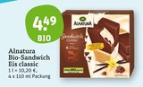 Bio-Sandwich Eis classic Angebote von Alnatura bei tegut Nordhausen für 4,49 €