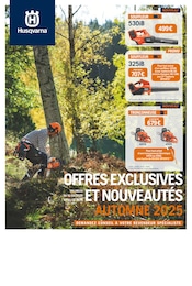Prospectus Husqvarna "OFFRES EXCLUSIVES ET NOUVEAUTÉS AUTOMNE 2025" en cours à Ajaccio, Page 1 Catalogue Husqvarna en cours à Ajaccio, "OFFRES EXCLUSIVES ET NOUVEAUTÉS AUTOMNE 2025", Page 1