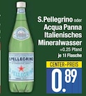 Italienisches Mineralwasser im EDEKA Prospekt Italienisches Mineralwasser von S.Pellegrino im aktuellen EDEKA Prospekt für 0,89 €