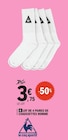 Lot de 4 paires de chaussettes homme - LE COQ SPORTIF - E.Leclerc à Valence Lot de 4 paires de chaussettes homme - LE COQ SPORTIF en promo chez E.Leclerc Valence à 3,75 €