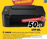 Multifunktionsdrucker PIXMA TS3750I im Angebot bei MEDIMAX in Lüneburg Multifunktionsdrucker PIXMA TS3750I Angebote von Canon bei MEDIMAX Lüneburg für 50,00 €