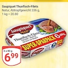Thunfisch-Filets Angebote von Saupiquet bei GLOBUS Rodgau für 6,99 €