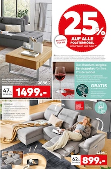 Couch im porta Möbel Prospekt "BESSER GLEICH ZU PORTA" mit 12 Seiten (Bergisch Gladbach)