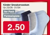 Kinder Sneakersocken Angebote bei Woolworth Hilden für 2,50 €