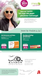 Aktueller mea - meine apotheke Apotheken Prospekt für Brüssow: Unsere Juli-Angebote mit 4} Seiten, 01.07.2025 - 31.07.2025