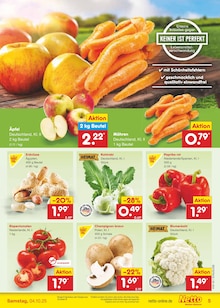 Tomaten im Netto Marken-Discount Prospekt "Aktuelle Angebote" mit 58 Seiten (Erfurt)
