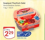 Thunfisch-Salat im Angebot bei GLOBUS in Gießen Thunfisch-Salat Angebote von Saupiquet bei GLOBUS Gießen für 2,29 €