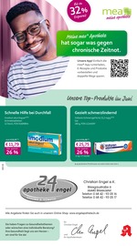 mea - meine apotheke Apotheken Prospekt der aktuellen Woche mit 4 Seiten, gültig von 01.06.2026 bis 30.06.2026, in Kirkel und Umgebung Aktueller mea - meine apotheke Apotheken Prospekt in Kirkel und Umgebung, "Unsere Juni-Angebote" mit 4 Seiten, 01.06.2026 - 30.06.2026