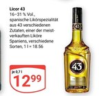 Aktuelles Licor 43 Angebot bei GLOBUS in Duisburg ab 12,99 €