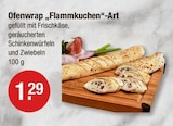 Ofenwrap „Flammkuchen“-Art Angebote bei V-Markt München für 1,29 €