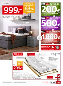 Matratze im aktuellen XXXLutz Möbelhäuser Prospekt (Essen) Matratze im XXXLutz Möbelhäuser Prospekt "NR.1 BEIM PREIS" mit 37 Seiten (Essen)