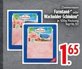 Farmland-Schinken von Zimmermann im aktuellen EDEKA Prospekt für 1,65 €