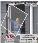 Fliegengitter-Spannrahmen weiß oder schwarz im POCO Prospekt Fliegengitter-Spannrahmen weiß oder schwarz von im aktuellen POCO Prospekt für 10,00 €