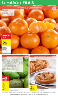 Promotion Avocat dans le prospectus Carrefour Market, valable du 20/10/2026 au 01/11/2026 Promo Avocat dans le catalogue Carrefour Market du moment à la page 7