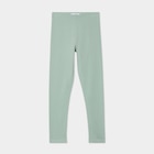 Legging long coton taille élastiquée vert pastel fille - La Halle Legging long coton taille élastiquée vert pastel fille à 3,99 € dans le catalogue La Halle