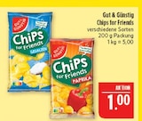 Chips for Friends Gesalzen Angebote von Gut & Günstig bei Marktkauf Coburg für 1,00 €