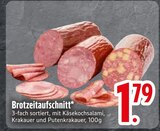 Brotzeitaufschnitt im EDEKA Prospekt Brotzeitaufschnitt von im aktuellen EDEKA Prospekt für 1,79 €