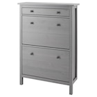 Schuhschrank, 2fach grau lasiert von HEMNES im aktuellen IKEA Prospekt für 149,00 €