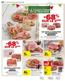 Promo Jambon Italien dans le catalogue Carrefour du moment à la page 14