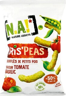 Cris’Peas salés saveur Tomate Basilic - Monoprix à Mulhouse Cris’Peas salés saveur Tomate Basilic en promo chez Monoprix Mulhouse à 1,89 €