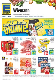 Cola im aktuellen EDEKA Prospekt (Erlangen) Cola im EDEKA Prospekt "Wir lieben Lebensmittel!" mit 38 Seiten (Erlangen)