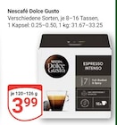 Dolce Gusto Angebote von Nescafé bei GLOBUS Duisburg für 3,99 €