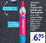 Quick-Connect-CO₂-Zylinder oder Tauschzylinder im Angebot bei ALDI SÜD in Königswinter Quick-Connect-CO₂-Zylinder oder Tauschzylinder Angebote von SODASTREAM bei ALDI SÜD Königswinter für 6,95 €