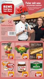 REWE Prospekt "Dein Markt" für Lampertheim, 28 Seiten, 18.08.2025 - 23.08.2025