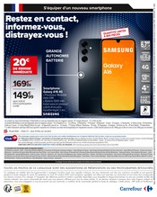 Smartphone Angebote im Prospekt "FRENCH DAYS : FAITES ENTRER LES BONNES AFFAIRES !" von Carrefour auf Seite 2