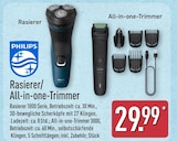 Rasierer 1000 Serie von Philips im aktuellen ALDI Nord Prospekt für 29,99 €