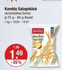 Kambly im V-Markt Prospekt Salzgebäck von Kambly im aktuellen V-Markt Prospekt für 1,49 €